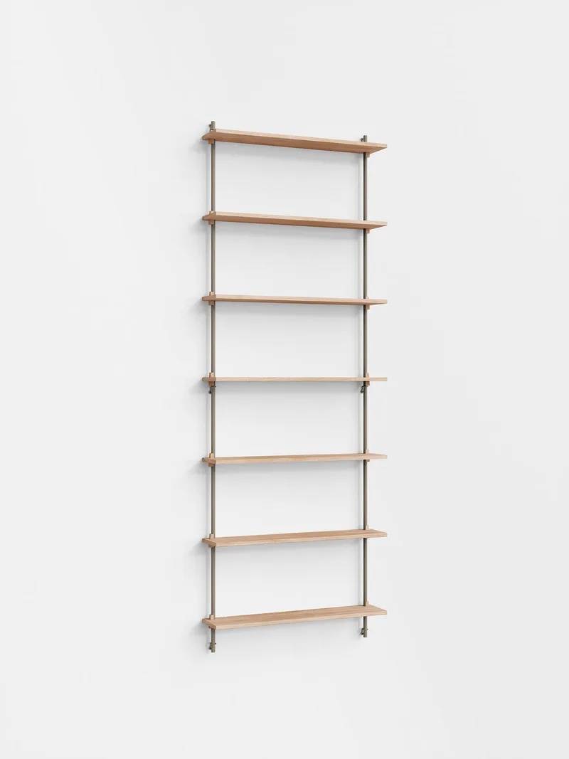 Wall Shelving – ws.230.1 van MOEBE in Oak/Warm-Grey – productfoto 4 van 4