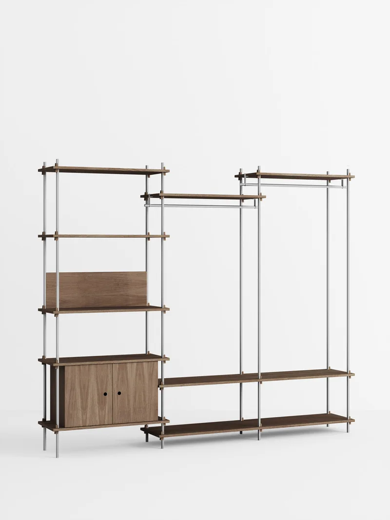 Shelving System – s.200.3.C by MOEBE in Black – product photo 3 of 4