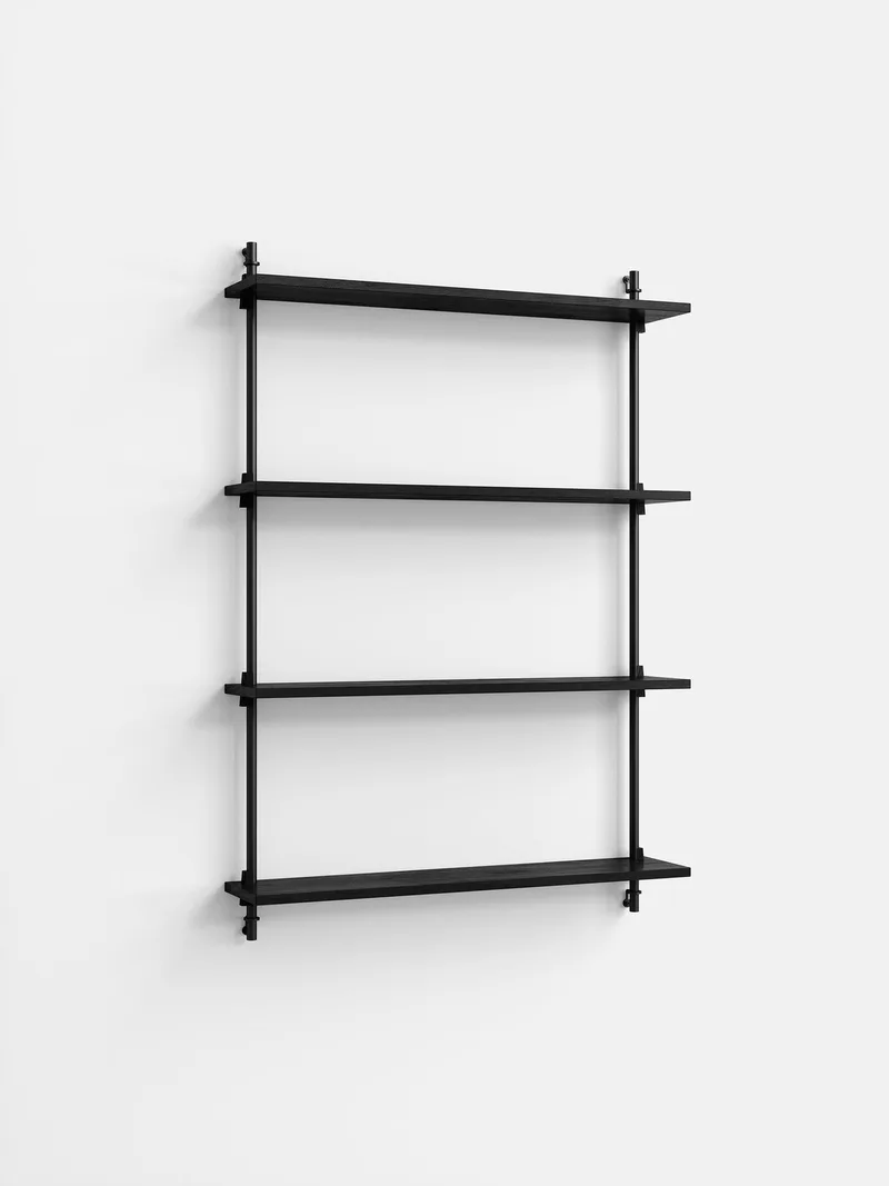 Wall Shelving – ws.115.1 by MOEBE in Black – product photo 4 of 4