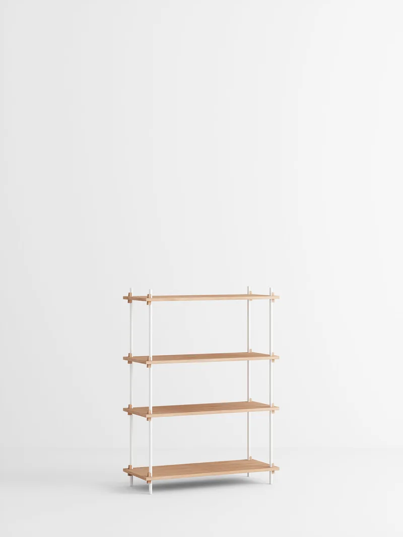 Shelving System – s.115.1.A van MOEBE in Oak/White – productfoto 4 van 4