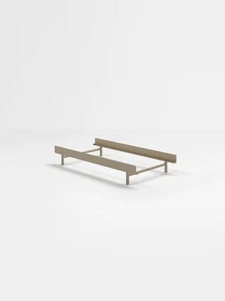 Bed 90 cm by MOEBE in Sand, Low – None, 90 – product photo 25 of 25