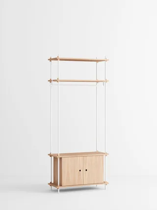 Shelving System – s.200.1.G by MOEBE in Oak/White – product photo 4 of 4