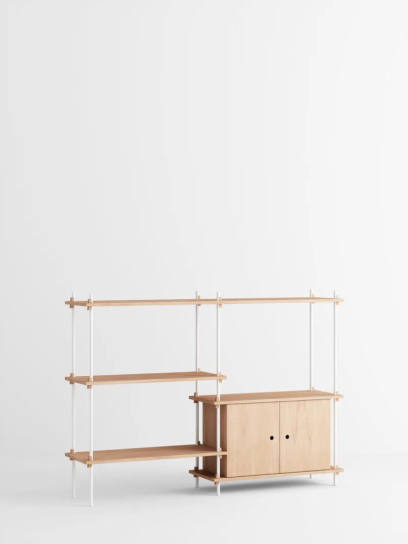 Shelving System – s.115.2.C von MOEBE in Oak/White – Produktfoto 4 von 4