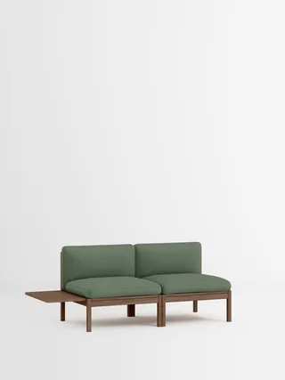 2 Seater Sofa with 1 Side Table von MOEBE in Field 2, Field 2 – 943, Smoked Oak – Produktfoto 35 von 35
