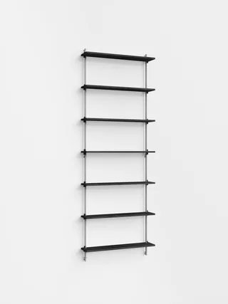 Wall Shelving – ws.230.1 by MOEBE in Black – product photo 2 of 4
