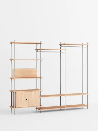 Shelving System – s.200.3.C by MOEBE in Black – product photo 1 of 4