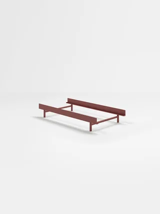 Bed 90 cm by MOEBE in Dusty Rose, Low – None, I'll get my own – product photo 25 of 25