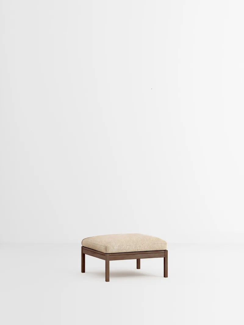 Ottoman by MOEBE in Moss, Moss 0019, Smoked Oak – product photo 35 of 35
