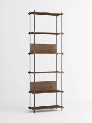 Shelving System – s.255.1.A de MOEBE en Smoked-Oak/Black – photo du produit 6 sur 6