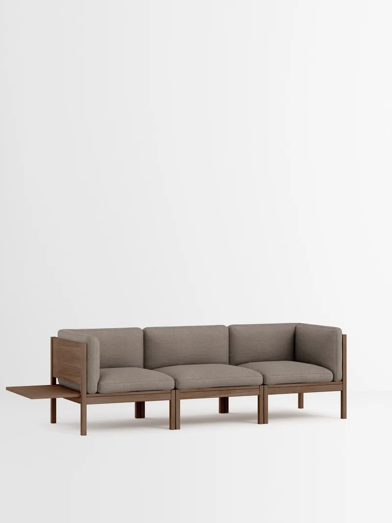 3 Seater Sofa with Sides + 1 Side Table by MOEBE in Autumn, Autumn 331, Smoked Oak – product photo 35 of 35