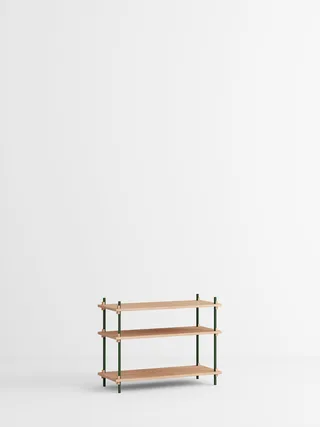 Shelving System – s.65.1.A van MOEBE in Oak/Pine-Green – productfoto 5 van 5