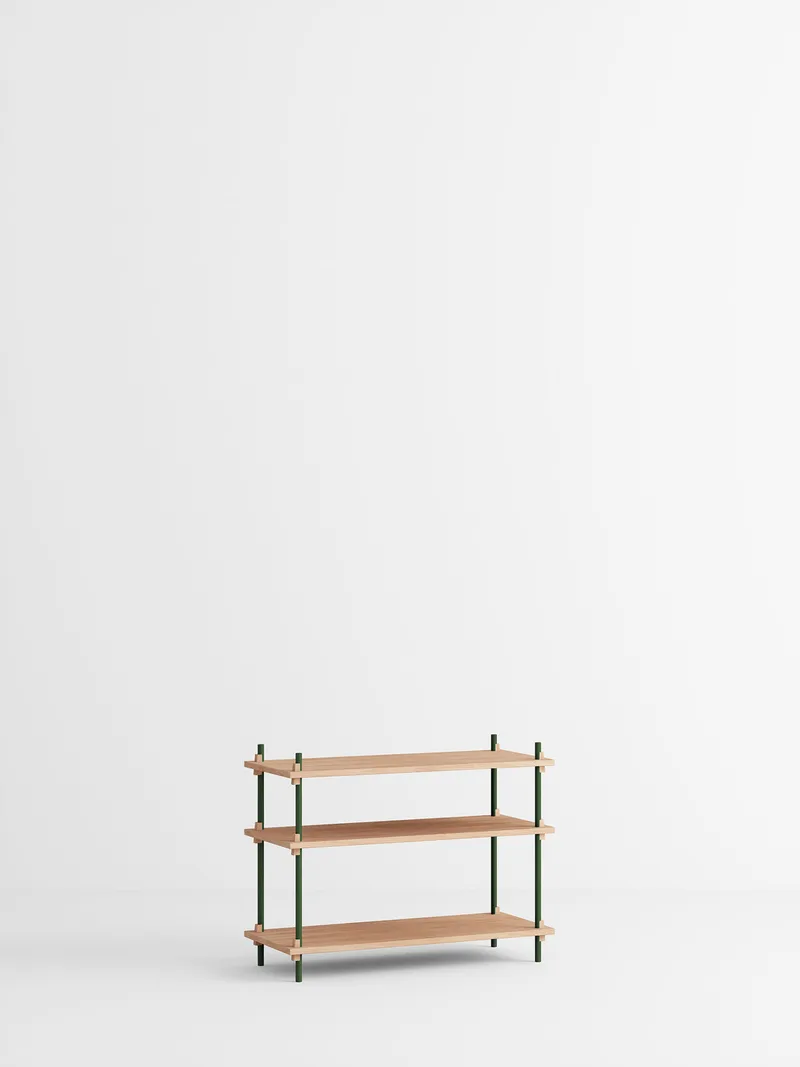 Shelving System – s.65.1.A van MOEBE in Oak/Pine-Green – productfoto 5 van 5