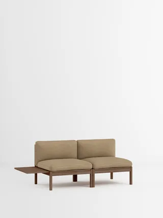 2 Seater Sofa with 1 Side Table de MOEBE en Autumn, Autumn 221, Smoked Oak – photo du produit 35 sur 35