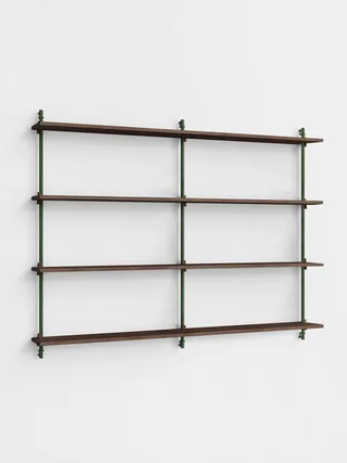 Wall Shelving – ws.115.2.B by MOEBE in Smoked-Oak/Pine-Green – product photo 13 of 13