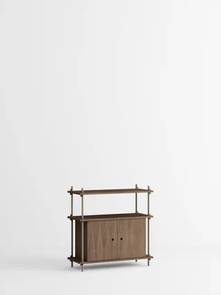 Shelving System – s.85.1.B van MOEBE in Smoked-Oak/Warm-Grey – productfoto 4 van 4