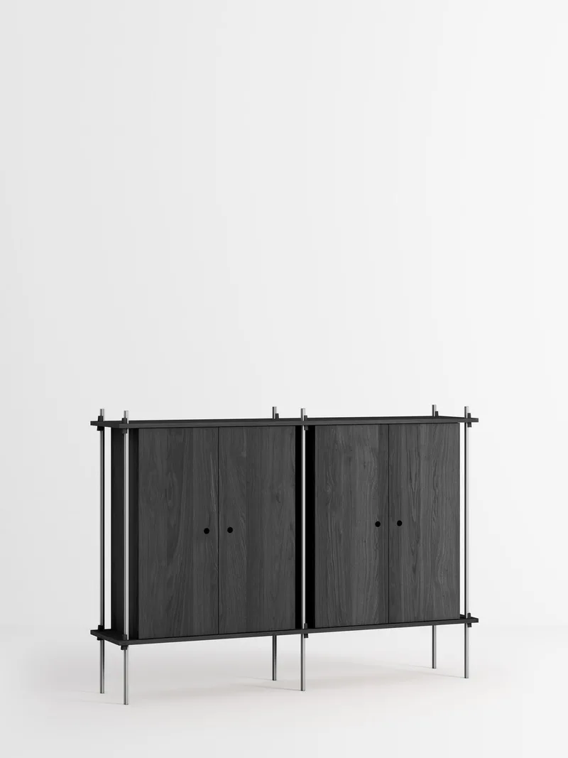 Shelving System – s.115.2.E by MOEBE in Black – product photo 2 of 4