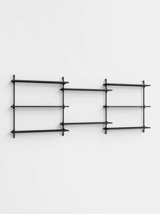 Wall Shelving – ws.85.3 van MOEBE in Black – productfoto 4 van 4