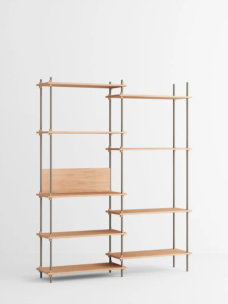 Shelving System – s.200.2.A von MOEBE in Oak/Warm-Grey – Produktfoto 4 von 4