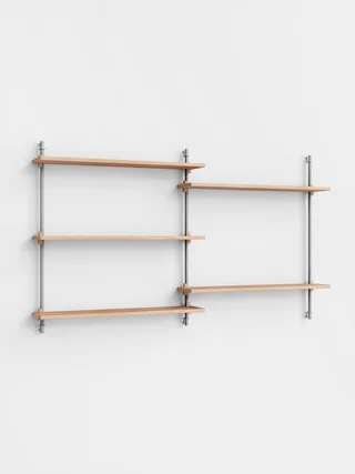 Wall Shelving – ws.85.2 by MOEBE in Black – product photo 3 of 4