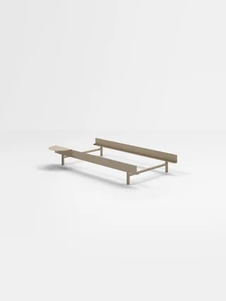 Bed 90 cm von MOEBE in Sand, Low – 1, I'll get my own – Produktfoto 25 von 25