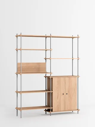 Shelving System – s.200.2.I van MOEBE in Black – productfoto 1 van 4