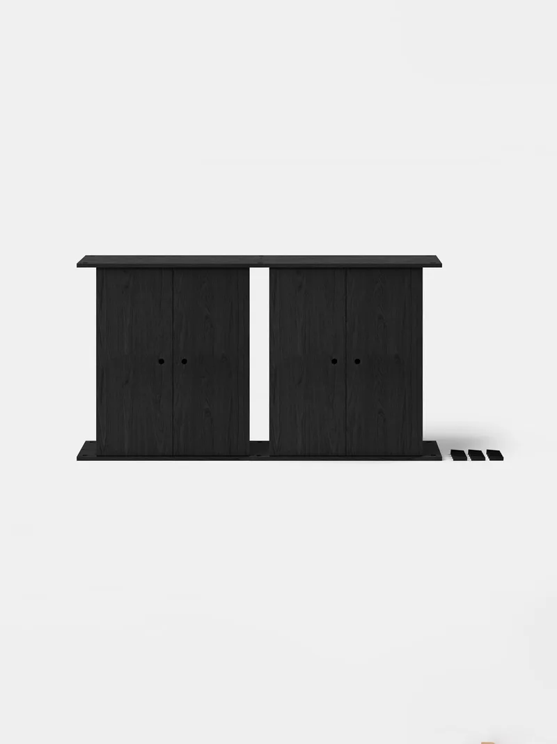 Part - Double Tall Cabinet by MOEBE in Black – product photo