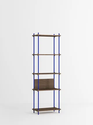 Shelving System – s.200.1.I by MOEBE in Smoked-Oak/Deep-Blue – product photo 4 of 4