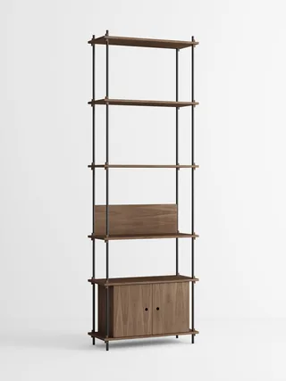 Shelving System – s.255.1.B by MOEBE in Smoked-Oak/Black – product photo 4 of 4