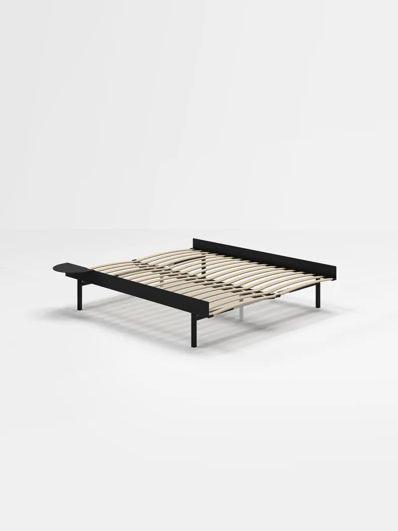 Bed 90 – 180 cm (High) von MOEBE in Black, 1, 160 – Produktfoto 12 von 12