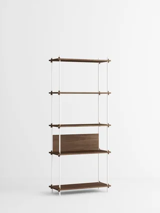 Shelving System – s.200.1.A van MOEBE in Smoked-Oak/White – productfoto 4 van 4