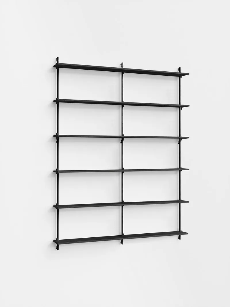 Wall Shelving – ws.200.2.B by MOEBE in Black – product photo 11 of 14