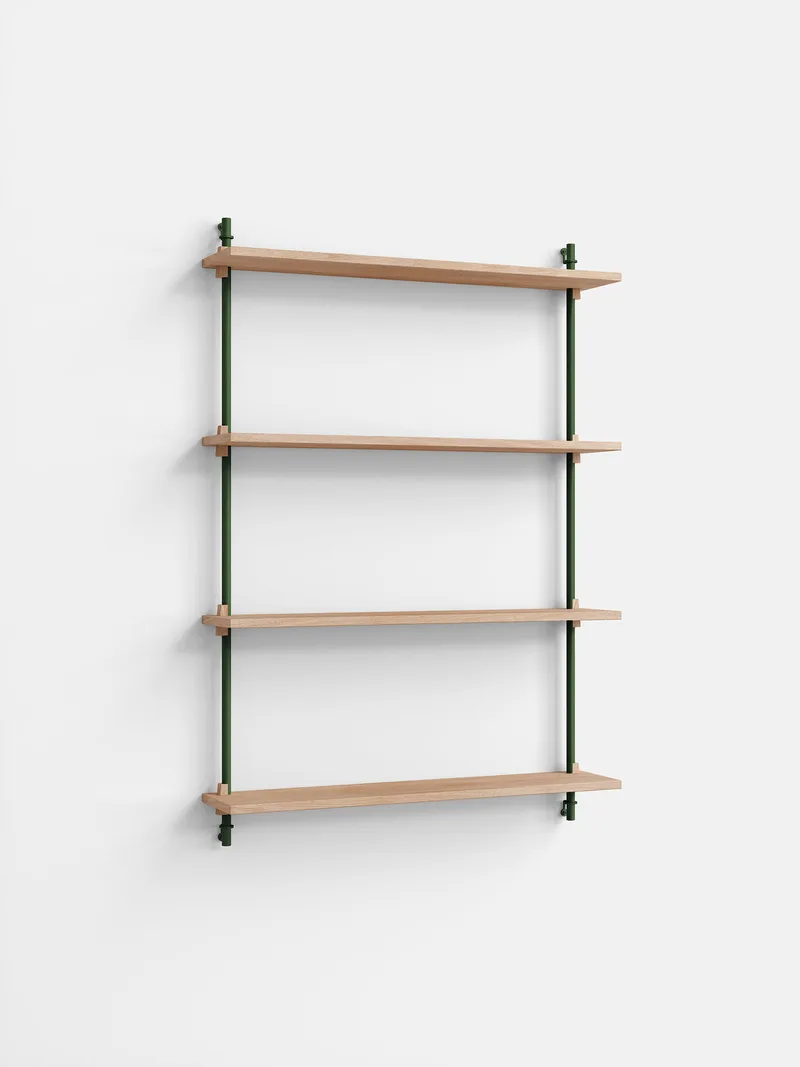 Wall Shelving – ws.115.1 by MOEBE in Oak/Pine-Green – product photo 4 of 4