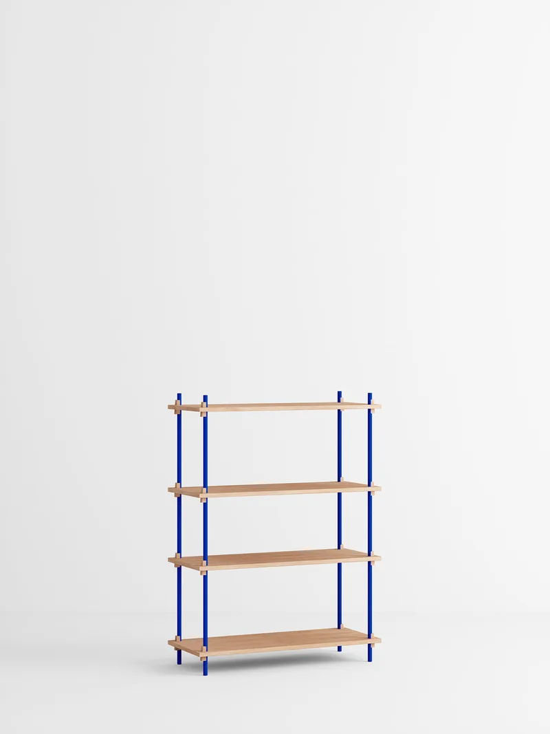 Shelving System – s.115.1.A by MOEBE in Oak/Deep-Blue – product photo 4 of 4