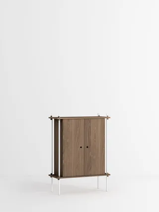 Shelving System – s.115.1.C von MOEBE in Smoked-Oak/White – Produktfoto 4 von 4