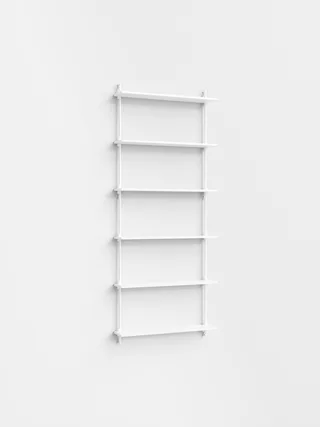 Wall Shelving – ws.200.1 de MOEBE en White/White – photo du produit 4 sur 4