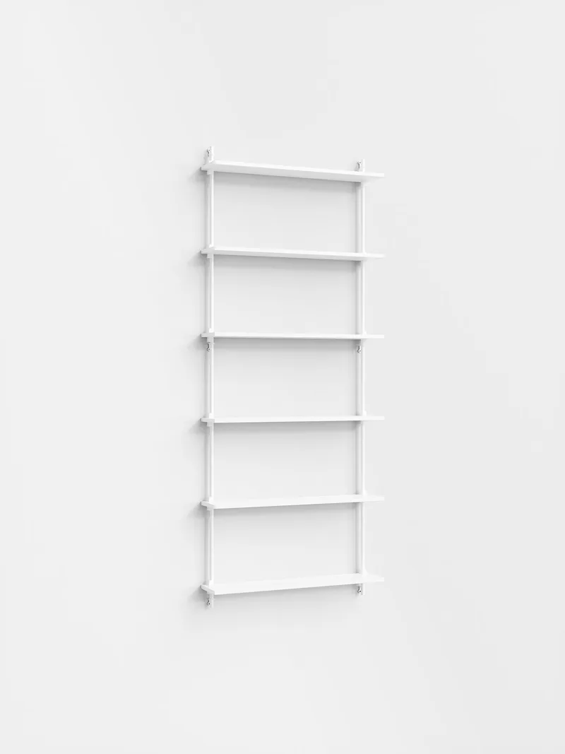 Wall Shelving – ws.200.1 de MOEBE en White/White – photo du produit 4 sur 4