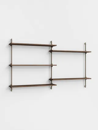 Wall Shelving – ws.85.2 by MOEBE in Smoked-Oak/Warm-Grey – product photo 4 of 4