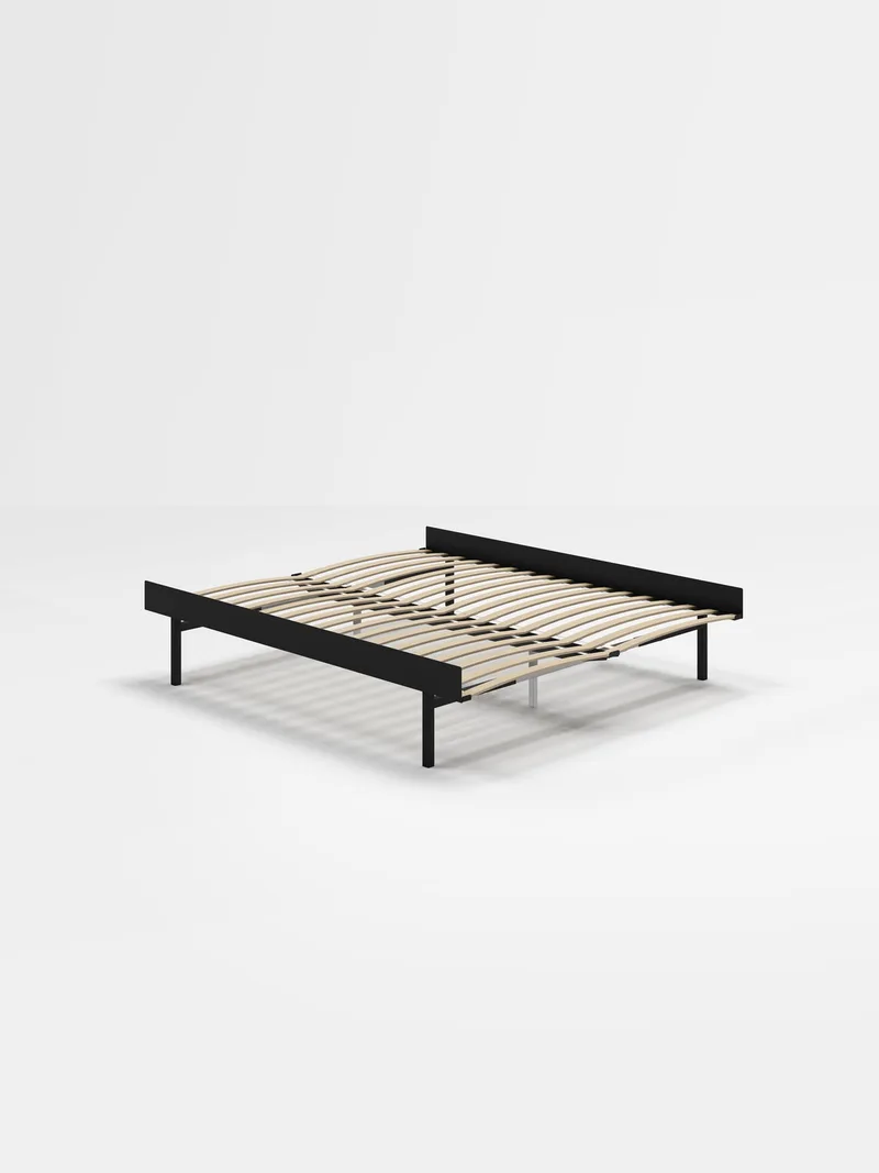 Bed 90 – 180 cm (High) von MOEBE in Black, Ohne, 150 – Produktfoto 12 von 12