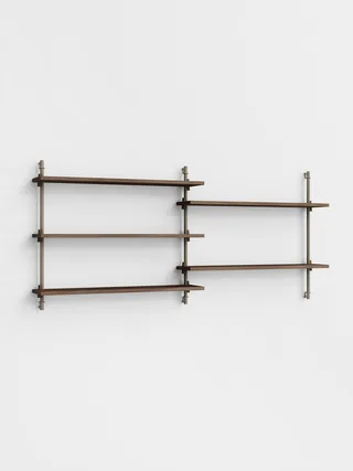 Wall Shelving – ws.65.2 by MOEBE in Smoked-Oak/Warm-Grey – product photo 4 of 4