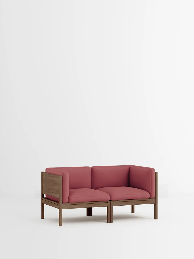 2 Seater Sofa with Sides von MOEBE in Field 2, Field 2 – 643, Smoked Oak – Produktfoto 35 von 35