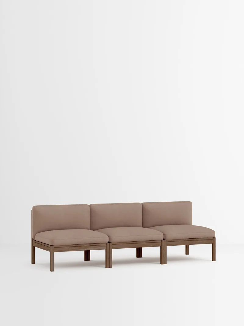 3 Seater Sofa van MOEBE in Field 2, Field 2 – 343, Smoked Oak – productfoto 35 van 35