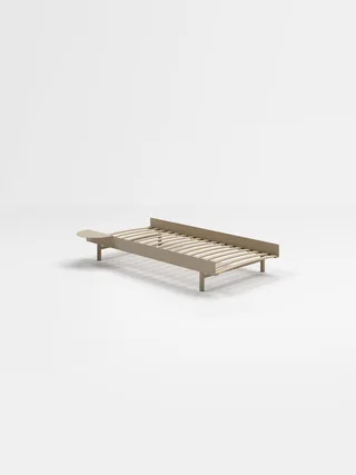 Bed 90 cm von MOEBE in Sand, Low – 1, 90 – Produktfoto 25 von 25