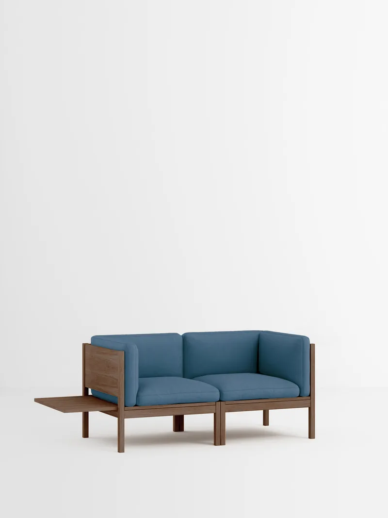 2 Seater Sofa with Sides + 1 Side Table by MOEBE in Field 2, Field 2 – 733, Smoked Oak – product photo 35 of 35