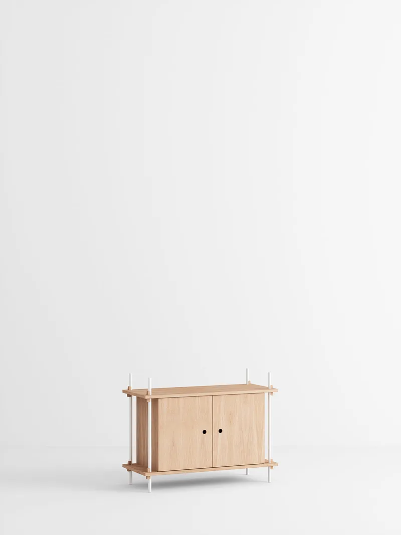 Shelving System – s.65.1.B by MOEBE in Oak/White – product photo 4 of 4