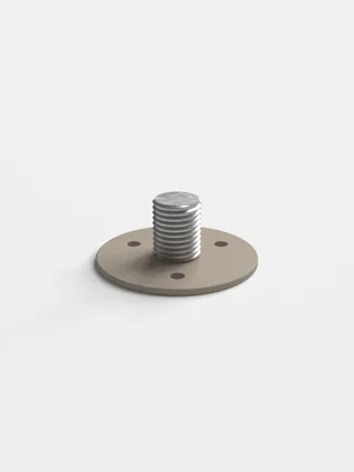 Part – Floor Fixing von MOEBE in Warm-Grey – Produktfoto 2 von 2