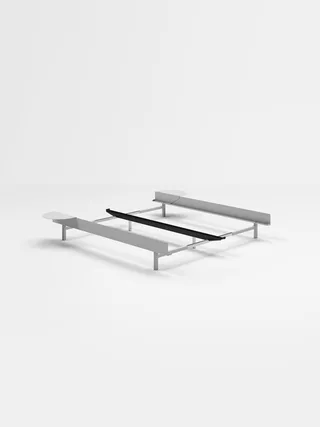 Bed 90 – 180 cm (Low) van MOEBE in Stainless Steel, 2, I'll get my own – productfoto 15 van 15