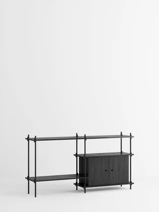 Shelving System – s.85.2.C van MOEBE in Black – productfoto 4 van 4