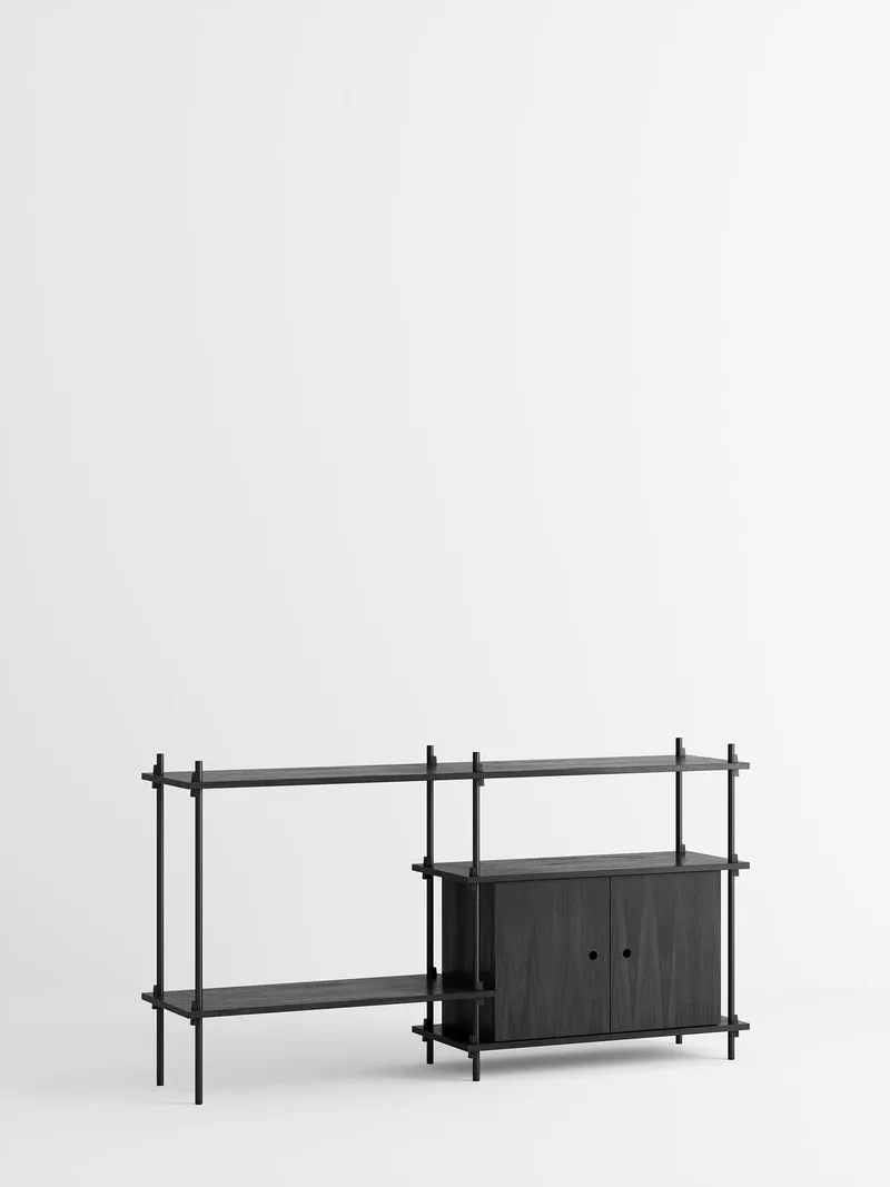 Shelving System – s.85.2.C van MOEBE in Black – productfoto 4 van 4