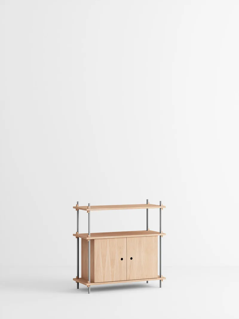 Shelving System – s.85.1.B van MOEBE in Black – productfoto 1 van 4