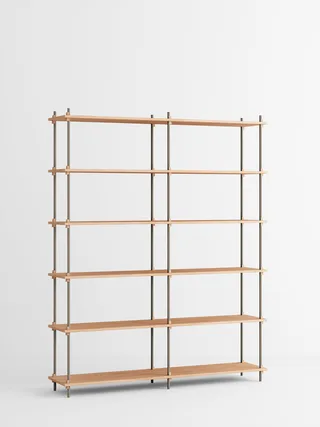 Shelving System – s.200.2.B van MOEBE in Oak/Warm-Grey – productfoto 4 van 4